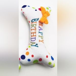 Pet Birthday Bone, Pup Birthday, Dog Toy, Puppy Toy